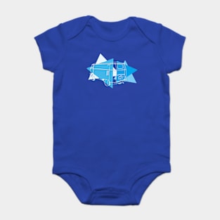 blue car Baby Bodysuit